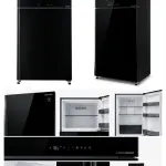 SHARP 538L Top Freezer No Frost Refrigerator with J-Tech Inverter Hybrid Cooling Plasmacluster A+ Energy Rating Black – SJ-PV69G-BK