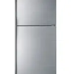 ثلاجة شارب 538 لتر بابين Top Freezer مع No Frost وJ-Tech Inverter وHybrid Cooling وPlasmacluster وتصنيف طاقة A++ بأبواب زجاجية فضية – SJ-GV69G-SL