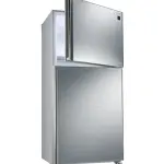 ثلاجة شارب 538 لتر بابين Top Freezer مع No Frost وJ-Tech Inverter وHybrid Cooling وPlasmacluster وتصنيف طاقة A++ بأبواب زجاجية فضية – SJ-GV69G-SL
