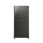 ثلاجة شارب بفريزر علوي 594 لتر مع J-Tech Inverter وHybrid Cooling وPlasmacluster وتصنيف طاقة A++ وأبواب زجاج رمادي داكن – SJ-GT760G-DS1