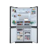 SHARP 678L 4-Door Refrigerator with J-Tech Inverter Plasmacluster Hybrid Cooling A+ Energy Rating Stainless Steel – SJ-FE88V-SS