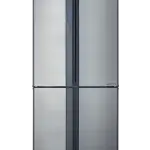 SHARP 678L 4-Door Refrigerator with J-Tech Inverter Plasmacluster Hybrid Cooling A+ Energy Rating Stainless Steel – SJ-FE88V-SS