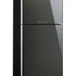 ثلاجة شارب بفريزر علوي 637 لتر مع J-Tech Inverter وMulti-Air Flow وتصنيف طاقة A++ وأبواب زجاج رمادي داكن – SJ-GT820G-DS1