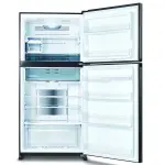 ثلاجة شارب بفريزر علوي 637 لتر مع No Frost وJ-Tech Inverter وHybrid Cooling وتصنيف طاقة A++ أسود – SJ-GT820S-MB1