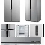 SHARP 655L Side-by-Side No Frost Refrigerator with A++Inverter Energy Rating Stainless Steel – SJ-X655-HS3