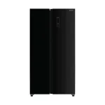ثلاجة شارب 655 لتر Side by Side مع No Frost وInverter وتصنيف طاقة A++ بأبواب زجاجية سوداء – SJ-X655-BK3