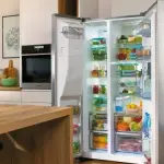 ثلاجة جورونيا سايد باي سايد 601 لتر مع No Frost وضاغط Inverter وMultiFlow 360° وموزع مياه وصانع ثلج وتصنيف طاقة A+ أسود – NRS9181VBIU