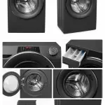 Candy 14kg/9kg Front Load Washer Dryer with Inverter BPM Motor 1400RPM Wi-Fi + Bluetooth Dark Silver – ROW41496DWMCR-19