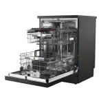 Hoover Freestanding Dishwasher 16 Place Settings 8 Programs 2 Baskets 2 Spray Arms A+++ Black – HF 6C4F0B