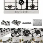 Frigidaire 90cm Built-in Gas Hob with 5 Burners Wok Burner Hot Surface Indicators Anti-Fingerprint Stainless Steel – FGH96524XS