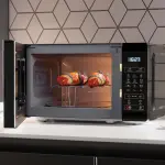 ميكروويف شارب 25 لتر مع شواية وتحكم رقمي باللون الأسود – R-75MR(K)
