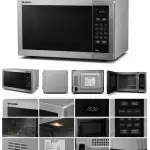 SHARP Microwave 34 Liter Grill Digital Control Silver – R-77(ST)
