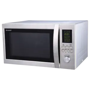 SHARP Microwave 43 Liter Grill Push Button Control Silver – R-45BR/BT(ST)