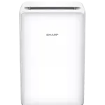SHARP 20L/Day Floor-Standing Dehumidifier with 46 m² Coverage, Laundry Mode and 3.8L Tank – White – DW-RN20SA-W