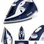 Gorenje 2200W Steam Iron with 280ml Water Tank Ceramic Soleplate SelfClean Blue/White – SIH2200BLC