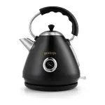 Gorenje 1.7L Classic Design Electric Kettle with 2200W Power 360° Base Limescale Filter Black – K17CLBK
