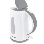 SHARP 1.7L Electric Kettle with 2200W Power 360° Cordless Base Boil-Dry Protection White/Grey – EK-JX17-W3
