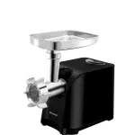SHARP 2200W Meat Grinder with Size 8 Grinder Head Stainless Steel Blade 3 Grinding Discs Black – EG-PL41-K3