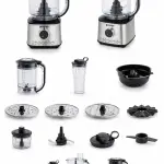Gorenje 1500W Food Processor with 2L Bowl 1.75L Blender Jar 10 Speeds Stainless Steel – SBR1500E