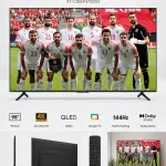 SHARP 98 Inch 4K Ultra HD QLED Google TV with X7 AI Processor Dolby Vision Dolby Atmos 144Hz Black – 4T-C98HN7000X