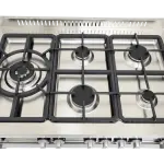 Glem Gas Specialista ST Professional 90cm Stainless Steel Freestanding Gas Cooker with 5 Burners 106L Oven Fan AirFryer Full Safety – ST9644RIFS AF
