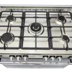 Glem Gas Specialista SB 90cm Stainless Steel Freestanding Gas Cooker with 5 Burners 106L Oven Fan AirFryer Full Safety – SB9612RIFSG AF