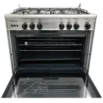 طباخ جليم غاز Specialista SE غاز Freestanding قياس 80 سم ستانلس ستيل مع 5 شعلات وفرن 106 لتر Fan وFull Safety – SE8612RIFS