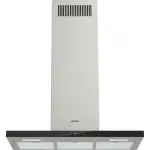 Gorenje 90cm Island Hood with 4 Speeds Touch Control LED Strip Washable Aluminium Filter Stainless Steel – IHT943E6XGB