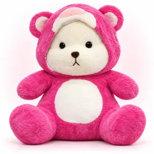 View Bear Plush in Pink Bear Costume