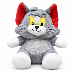 View Gray Tom Cat Plush Toy