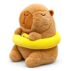 View Capybara Plush with Yellow Swim Ring