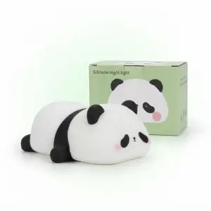 View Sleeping Panda Silicone Night Light