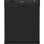 جلاية صحون شارب 6 برامج بسعة 15 طقم – أسود