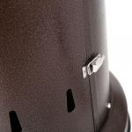 صوبة حدائق ألمنيوم مع عجل لون بني