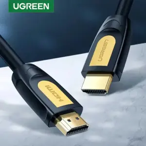 UGREEN كابل HDMI دائري 1m 4K@60Hz HDMI 2.0 (أصفر/أسود)