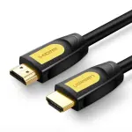 UGREEN كابل HDMI دائري 2m 4K@60Hz HDMI 2.0(أصفر/أسود)
