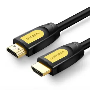 UGREEN كابل HDMI دائري 2m 4K@60Hz HDMI 2.0(أصفر/أسود)