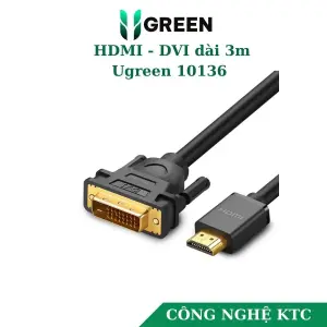 UGREEN HDMI إلى DVI كابل 3m (أسود)