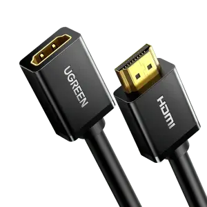UGREEN HDMI Male to Female Cable 0.5m (Black)