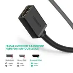 UGREEN HDMI كابل ذكر إلى أنثى 5m (أسود)