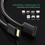 UGREEN HDMI كابل ذكر إلى أنثى 5m (أسود)