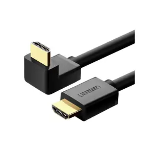 UGREEN كابل HDMI Right Angle 90 Degree 2m (أسود) (30AWG OD7.3MM*4K@30Hz HDMI 1.4)