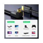 UGREEN كابل HDMI Right Angle 90 Degree 2m (أسود) (30AWG OD7.3MM*4K@30Hz HDMI 1.4)