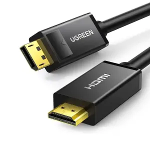 عرض UGREEN DP Male to HDMI Male Cable 2m (Black)