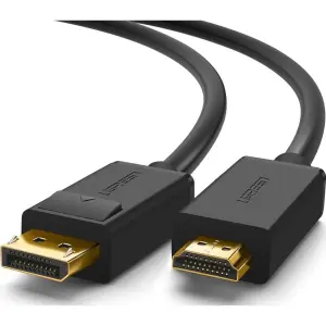 UGREEN DP Male to HDMI Male Cable 3m (Black)