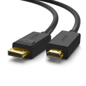 عرض UGREEN DP Male to HDMI Male Cable 3m (Black)