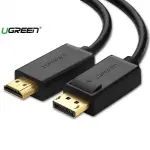 UGREEN DP ذكر إلى HDMI ذكر كابل 1m (أسود)