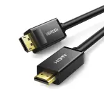 UGREEN DP ذكر إلى HDMI ذكر كابل 1m (أسود)