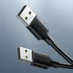 UGREEN USB 2.0 A ذكر إلى A ذكر كابل 1m (أسود)