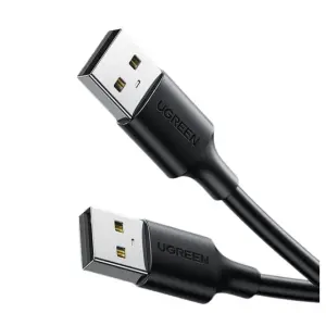 UGREEN USB 2.0 A ذكر إلى A ذكر كابل 2m (أسود)
